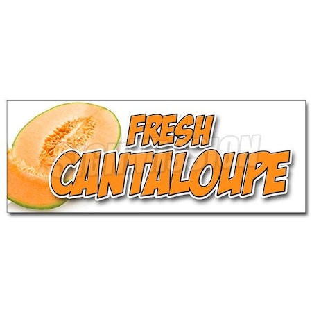 Signmission FRESH CANTALOUPE DECAL sticker fruit harvest fresh market produce, D-36 Fresh Cantaloupe D-36 Fresh Cantaloupe